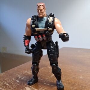 G I Joe Savage 90s Action Figure with Black and Red Accents